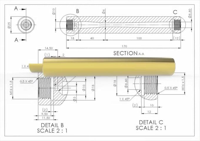 design 3d model for you sketch