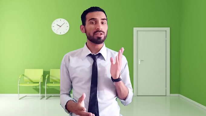 be your decent energetic video ambassador or spokesperson