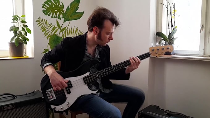 record electric bass guitar for you