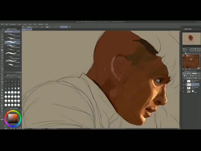 paint a colourful portrait for you