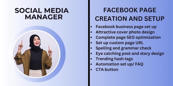 create, set up and manage your facebook business page