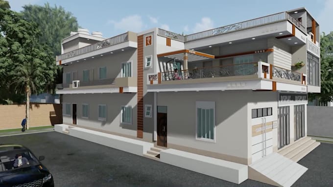 design architecture drawing elevation and interior design