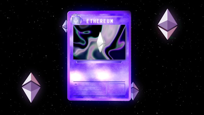 create unique nft crypto art cards in 3d
