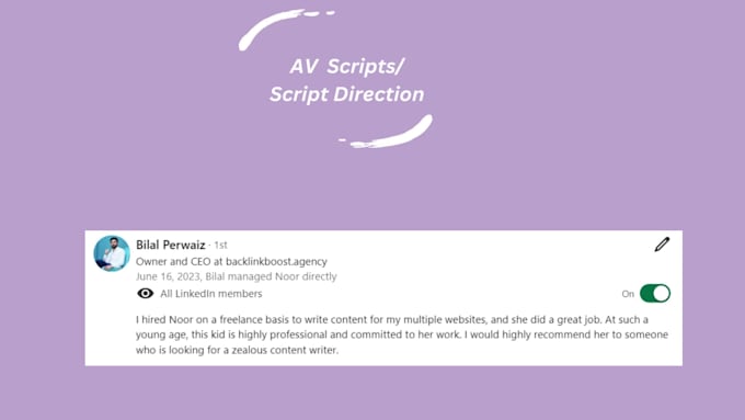 write engaging celebrity scripts, documentaries, and compilation videos