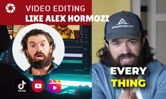 Edit video like alex hormozi with engaging captions by Andydwi | Fiverr