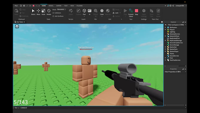 Create a roblox script by Coding_phoresis | Fiverr