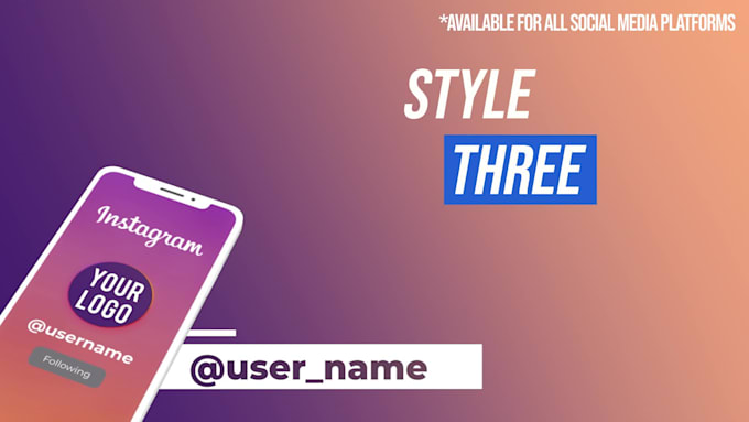 make animated social media lower third and youtube subscribe button