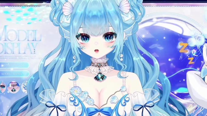 draw and rig custom male or female live2d model vtuber outfit live2d rigging