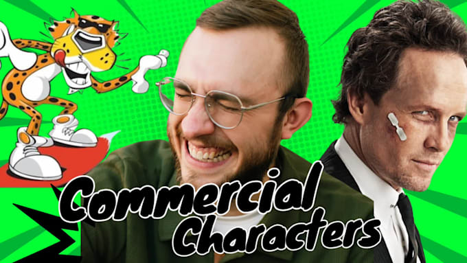 commercial character voice over