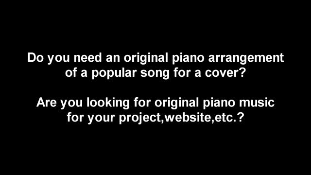 compose original piano music for your project