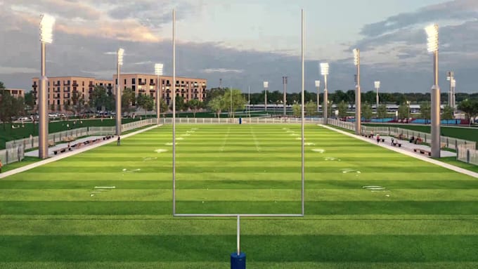 create stunning sports complex design gym 3d model