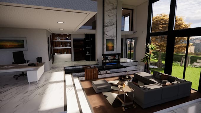 Making 3d interior for your beautiful room by Coverscorp | Fiverr
