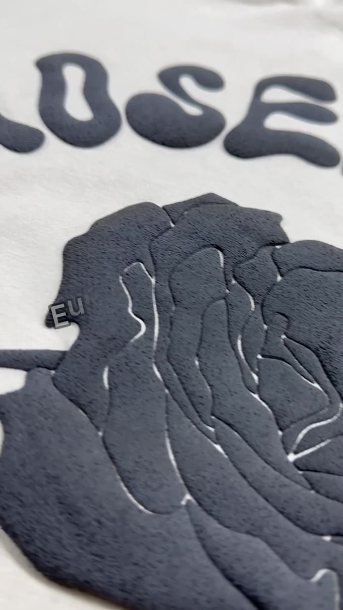 manufacture custom premium puff print hoodies