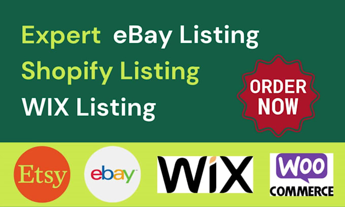 upload bulk shopify ebay lister etsy listing wix woocommerce SEO product listing