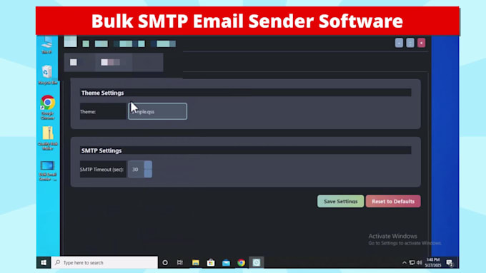 install bulk SMTP email sender tool for email marketing