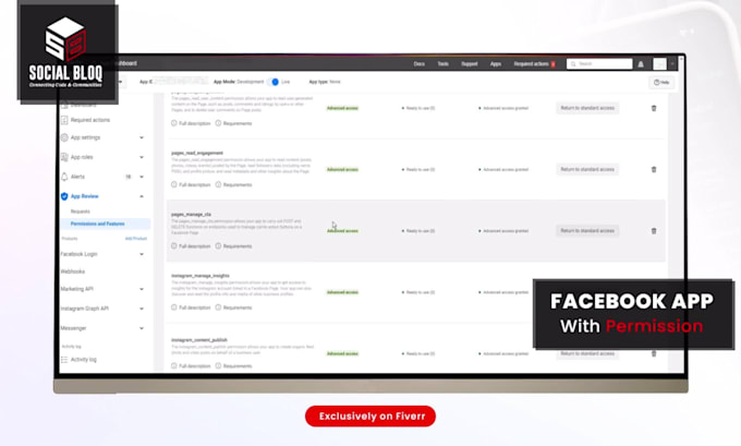 approve any facebook app permissions