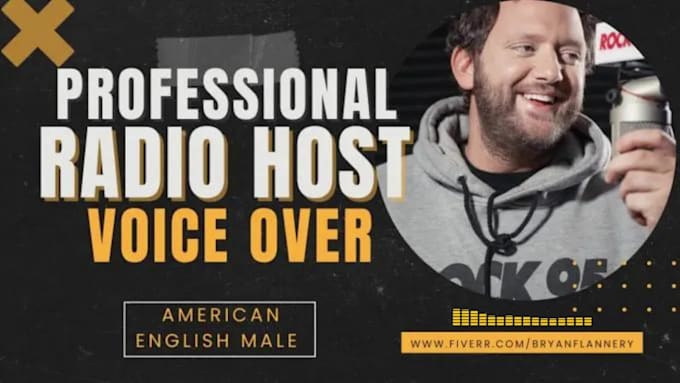 give you a male voiceover with same day delivery available