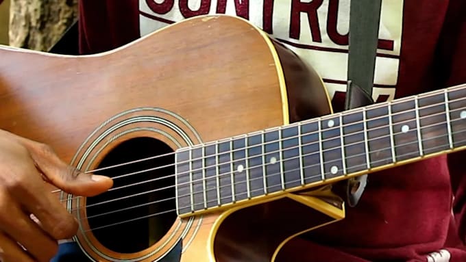 record professional acoustic guitar on your song