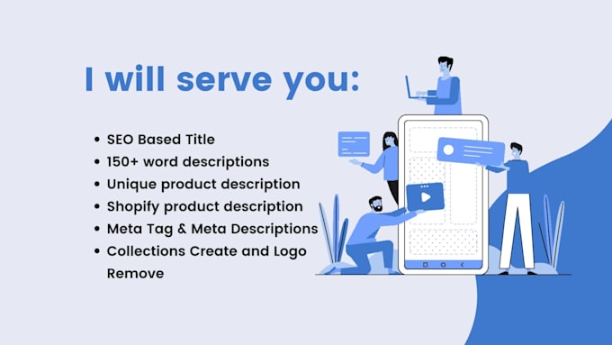 edit shopify product description and SEO titles