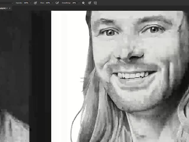 create custom hand drawn digital face sketches