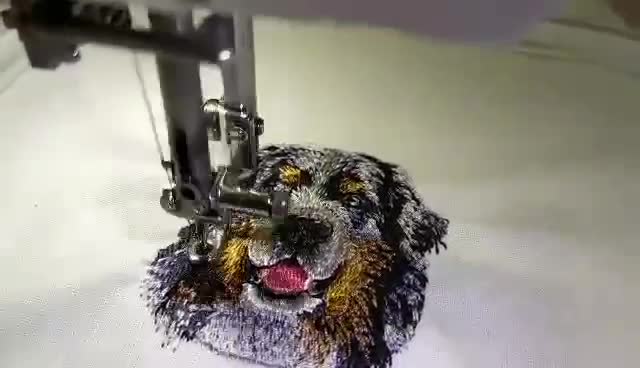 Digitize image for embroidery your dog, cat, pet, faces and full body ...