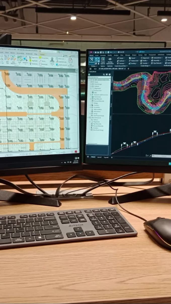 make topographic survey and contour maps from topo data