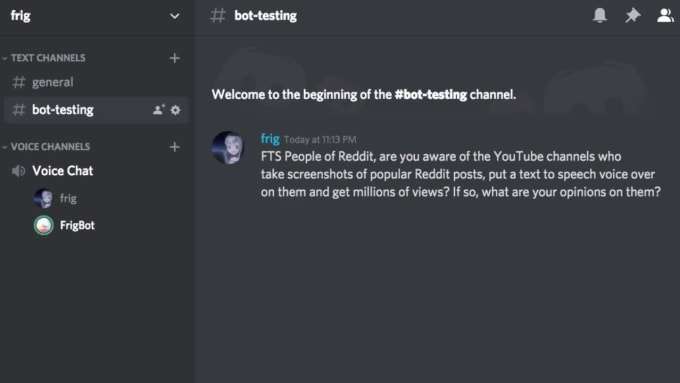 Make A Custom Text To Speech Bot For Discord By Harrelljam