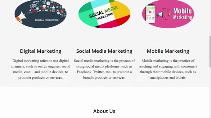 Create a simple landing page website using html and css by Iliyas089 ...