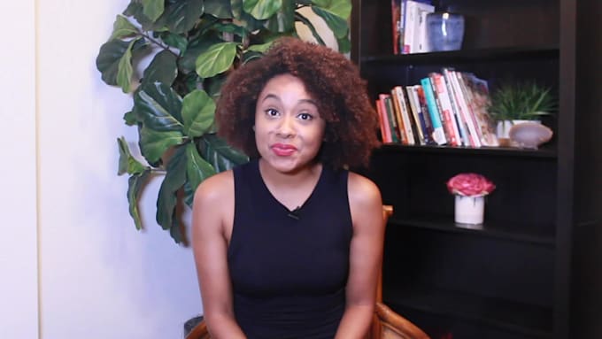 create a friendly spokesperson video in a natural background