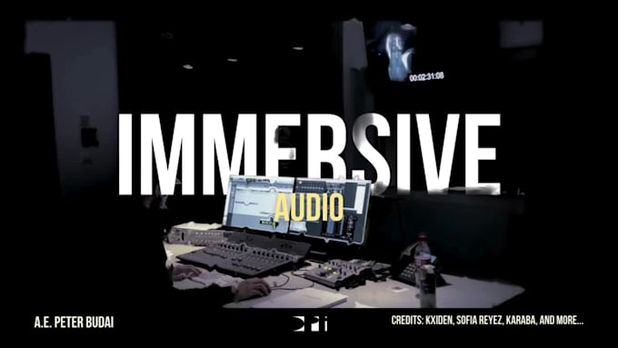do immersive dolby atmos, spatial audio mixing and mastering