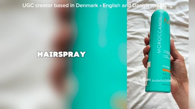 create danish or english ugc videos for you