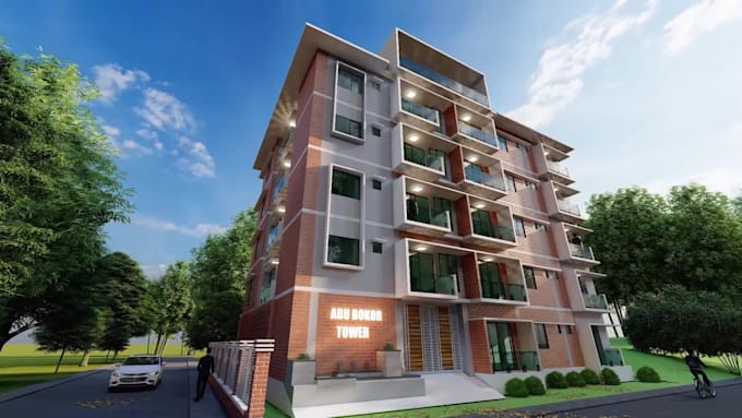 create architectural animation 3d video