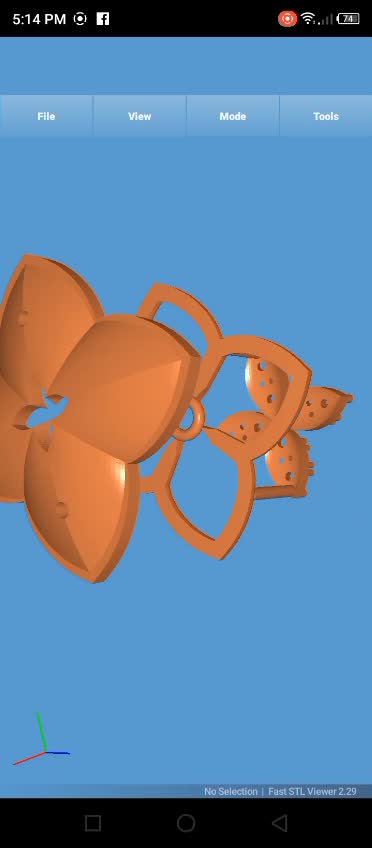 create a modern 3d cad jewelry design and render it