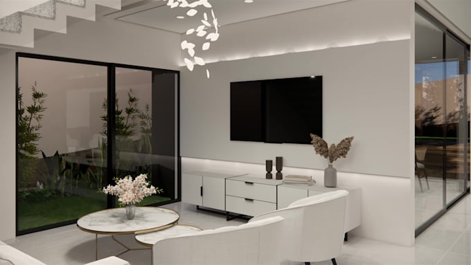 Do interior design 3d architectural modelling and rendering sketchup by ...