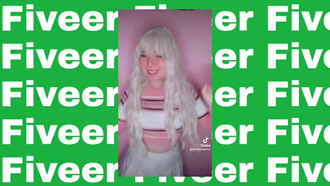 do a tiktok video, female model