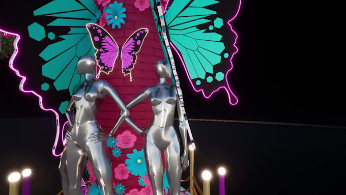 create mall event decors such as christmas and diwali
