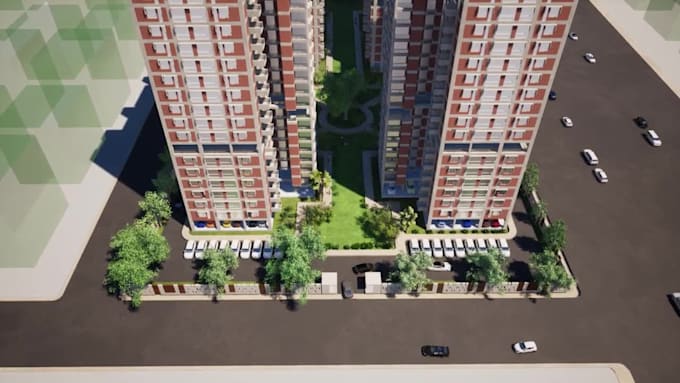 create professional architectural walk through animation