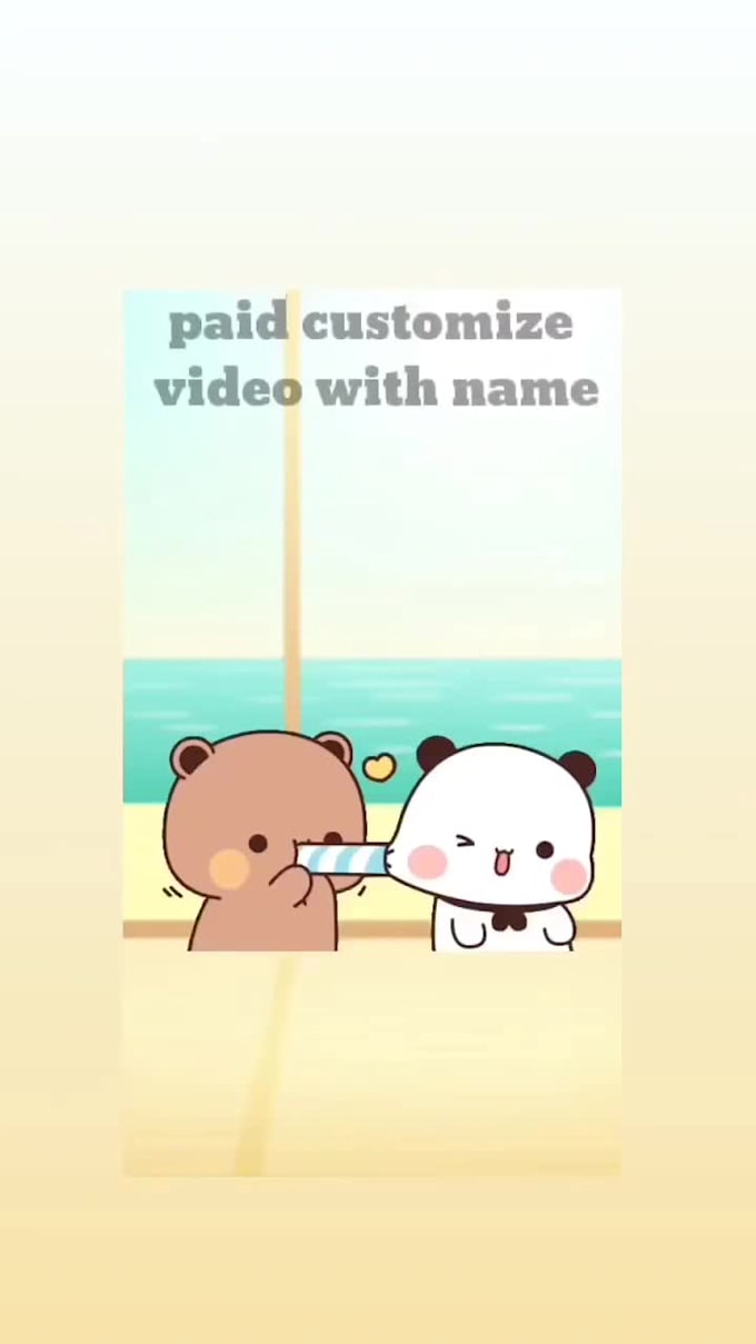 create bubu dudu customize video