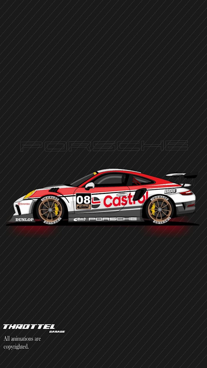 draw a your car and animate