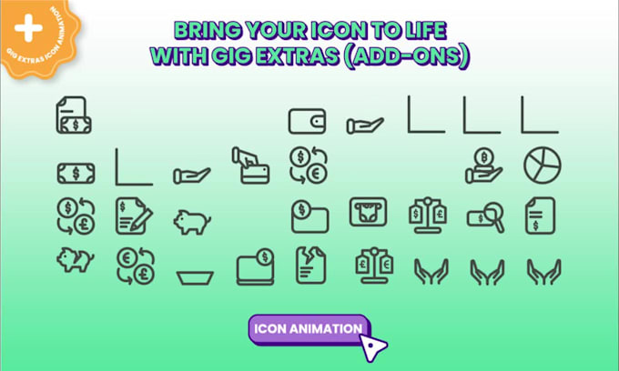 design custom line icons for UI UX website or apps