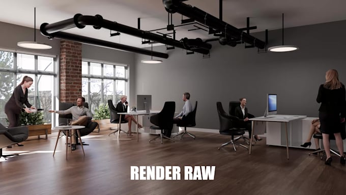 create realistic 3d architectural renders