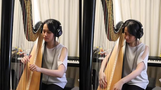 record high quality harp sounds