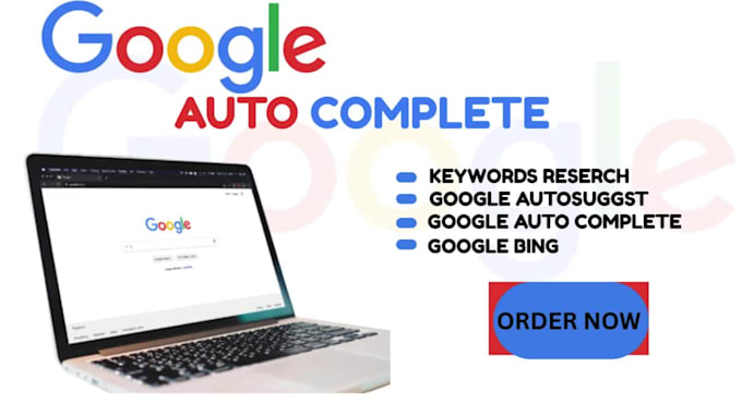 build google autocomplete suggestion keywords research in bing, seo optimization