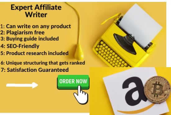 write amazon articles, affiliate blog, and affiliate content