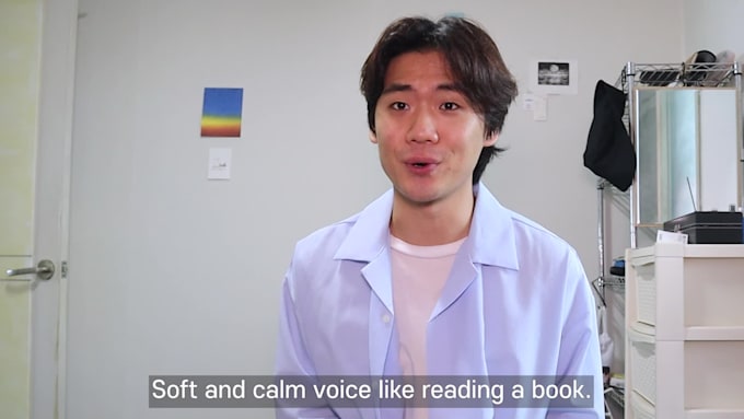 provide convincing korean voice over male