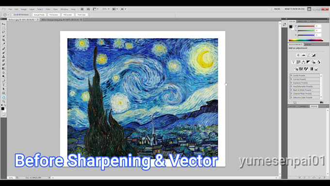sharpen, vectorize, and redraw your illustrations