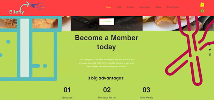 design a wix site affordable and sufficient for your needs
