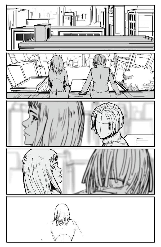 draw high quality manga or comic pages for you