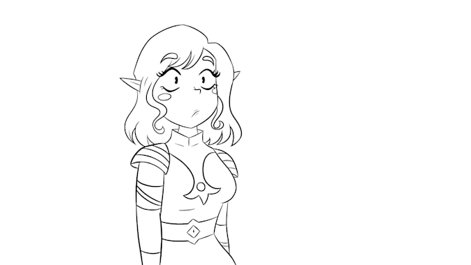do 2d traditional animation, 2d line art animation, 2d frame by frame animation