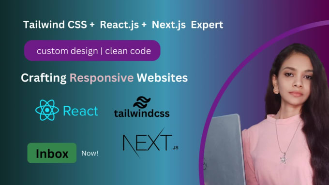 Build React Js Next Js Website With Tailwind Css By Sushma_sri_ | Fiverr